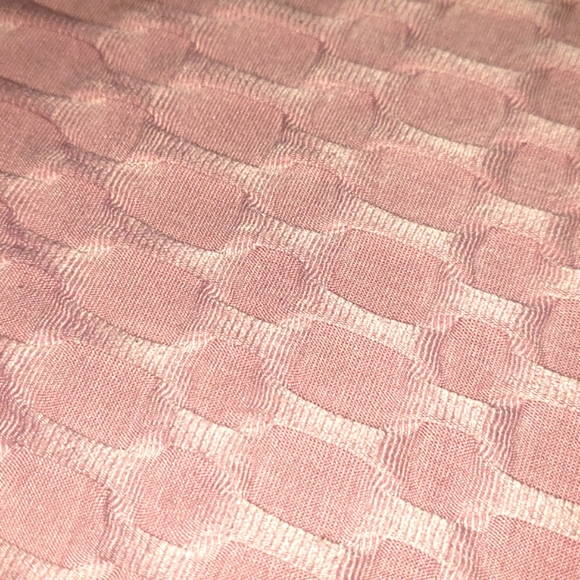 Cacia High Rise Scrunch Butt Honeycomb Bubble Jacquard Pink Slimming Leggings L - Picture 8 of 16